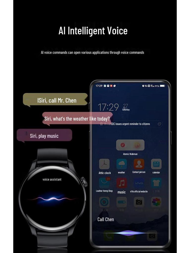 2025 Умные часы 9: Водонепроницаемый спортивный телефон с мониторингом сердечного ритма, артериального давления, кислорода в крови и NFC-платежами.