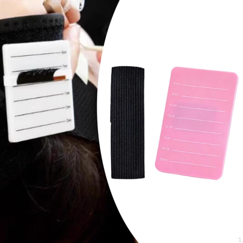 Eyelash Extension Hand Pallet Tray Lash Holder Professional Sturdy Practice Strip Palette