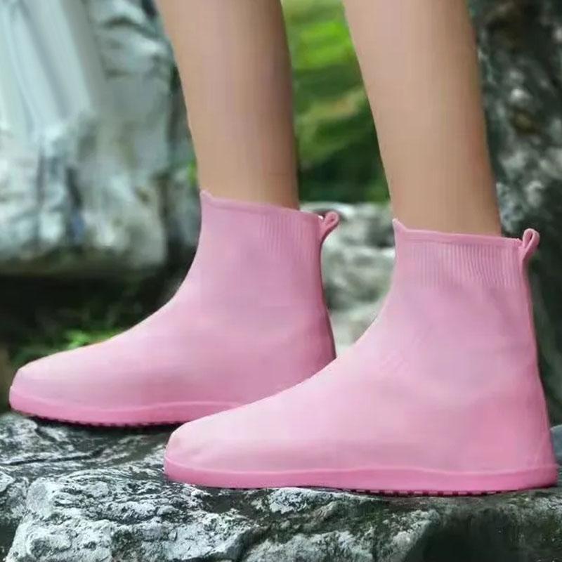 WTEMPO Waterproof Shoe Covers Multifunctional Anti Slip Thickened Wear-resistant Outdoor Rainy Essential Portable Shoe Covers Dropshipping Wholesale
