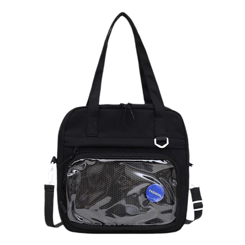 Портативная многоцелевая сумка через плечо, женская, мягкая, студенческая, сумка для боли, прозрачная сумка, японская сумка в стиле колледжа в стиле jk doll