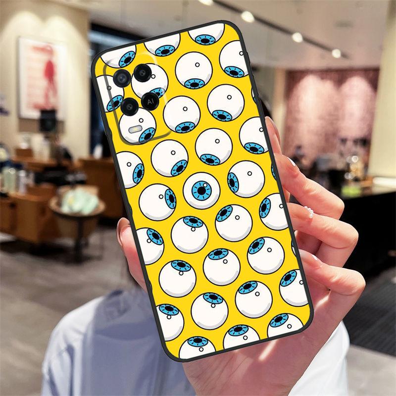 Чехол со смешным узором «Глаза» для Oppo A94 A54 A40 A60 A80 A98 A78 A18 A38 A58 A16 A76 A96 A17 A77 A74 A57S A15