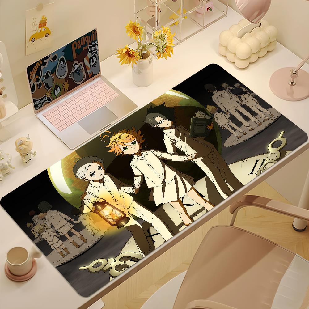 The Promised Neverland Mouse Pad Large Nonslip Lockedge Desktop Computer Desk Mat Keyboard Writing Mousepad Office Game Student