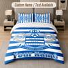 Custom Name Queens Park Rangers _ QPR 3Pcs Duvet Cover Set Personalized Text Bedding Pillowcases Bedroom
