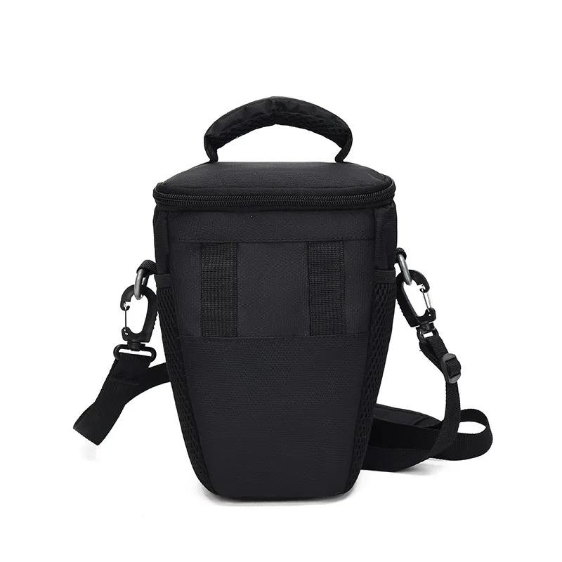 Waterproof Nylon Dslr Camera Bag Shoulder Crossbody Case For Canon Nikon Sony, Protective Slr Camera Carrier With Strap