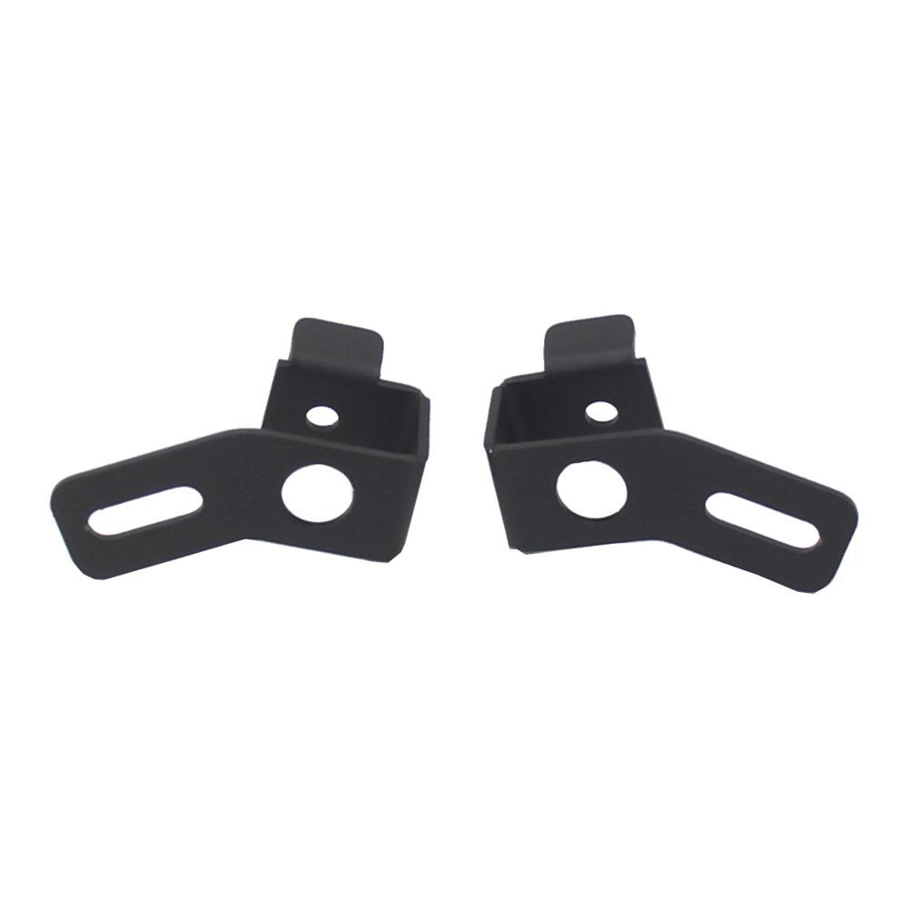 Pair Black Fog Lamp Spotlight Bracket For Yamaha Tmax 530 Tmax 560 2017-2021