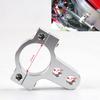 Oikabio 27mm, Aluminum Steering Damper, Fork Frame, Mounting Clamp Bracket, Foot Fixer, Motorcycle Modification, Silver
