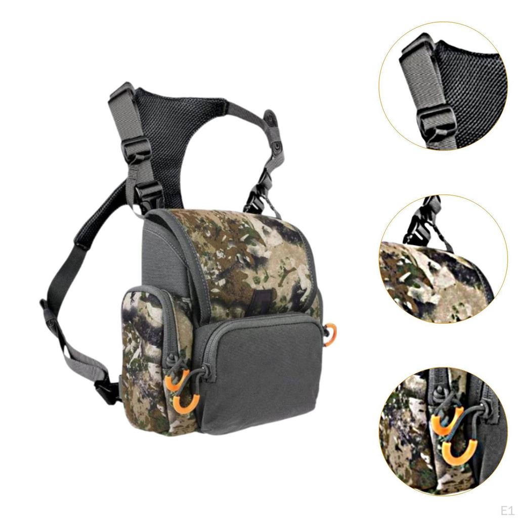 Сумка для переноски бинокля на грудь, регулируемый водонепроницаемый, большой емкости, ударопрочный, портативный