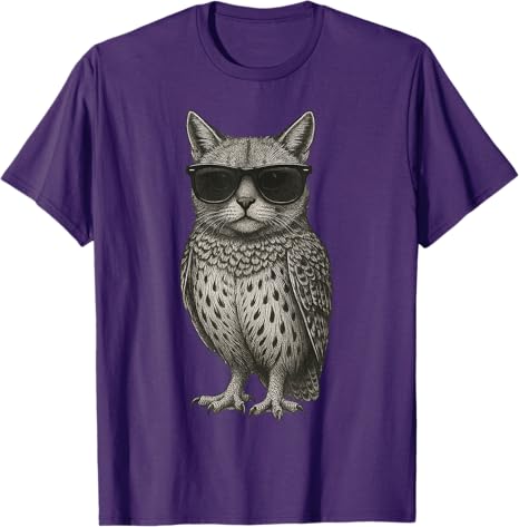 Смешная футболка для любителей кошек и сов Meowl Трендовый кошачий мем Y2k Арт Графическая надпись Футболка Новинка Подарок Милый котенок Сова Эстетичная одежда Топ
