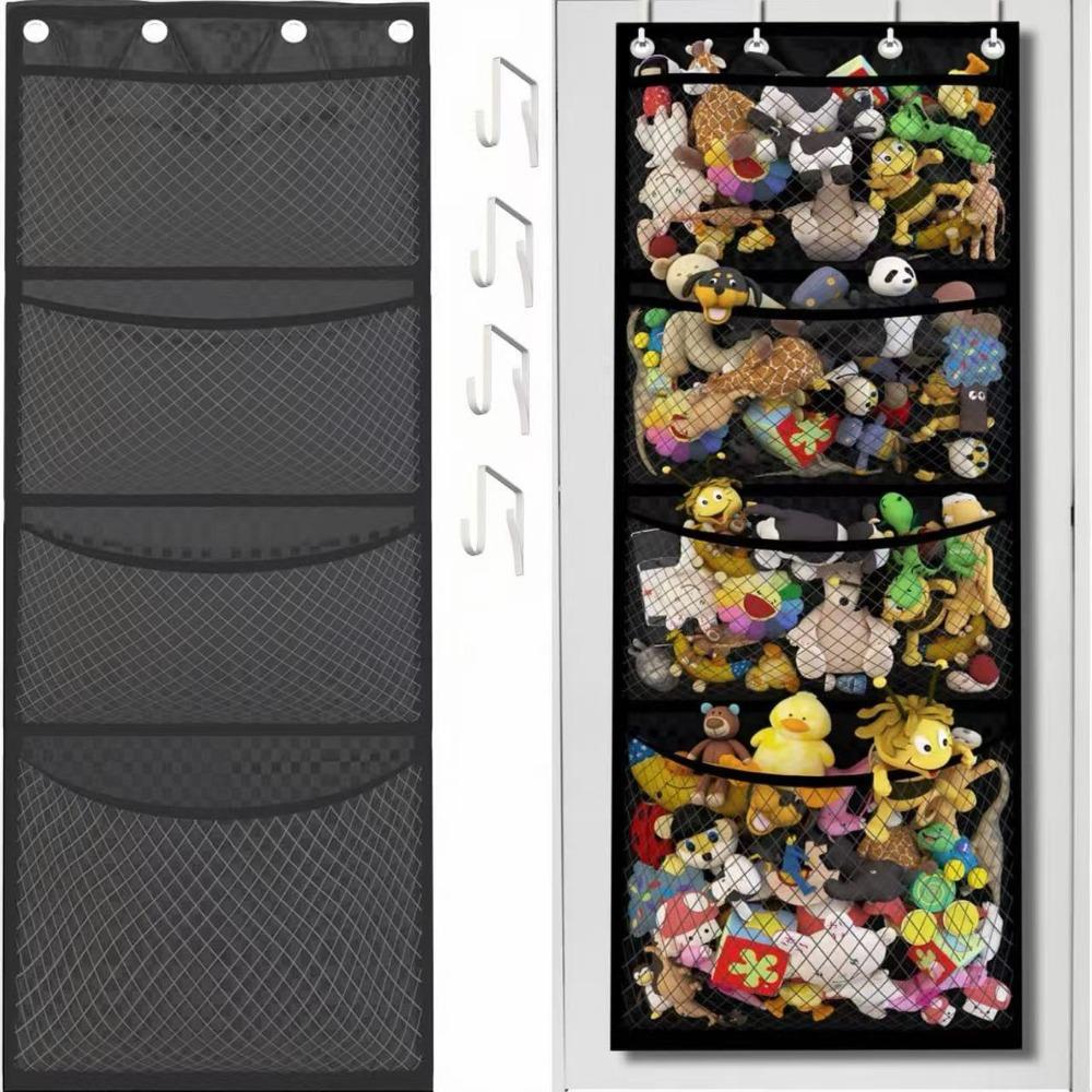 Large Size Doll Display Mesh Hanging Bag New Toy Organizer  Children's Room