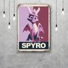 Spyro Reignited Trilogy Декор для игры Винтажные металлические таблички Жестяные таблички Постер Капитана Декор для Бара Паба Клуба Мужской берлоги Настенный Декор