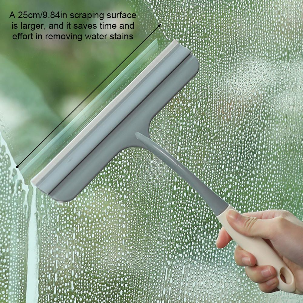Multi-Purpose Silicone Scraping Washing Household Window Bathroom Kitchen Glass Cleaning Tool Floor Surface Small Wiper