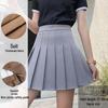 Женская плиссированная мини-юбка с высокой талией в корейском стиле – Черная, с защитой от просвечивания, устойчивая к сминанию, А-силуэта, идеально подходит для ношения круглый год.