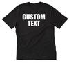 Custom Text T-shirt Personalized Shirt Customized Shirt Design Your Own Shirt