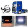TRZX RC LED Spotlight Headlight for 114 Scale RC Tamiya Scania 770S 6x4 56368, 8x4 56371 Tractor Truck