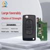 Peugeot 3-Button Folding Car Key with Trunk, 433 MHz Frequency, 7961 Chip