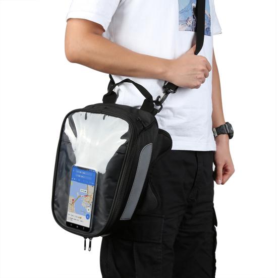 Waterproof Magnetic Motorcycle Oil Fuel Tank Storage Bag Phone Pouch Backpack