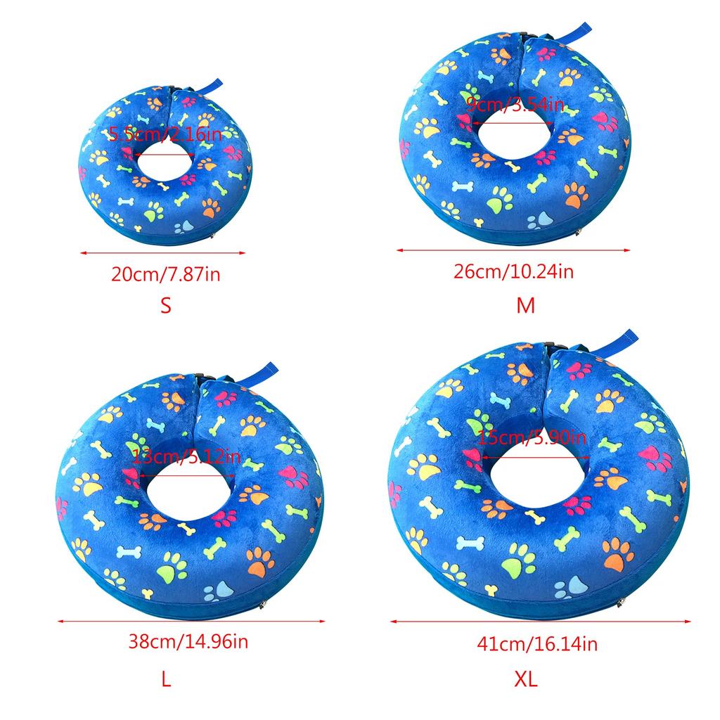 Удобный восстановительный конус-воротник для питомца с защитным слоем, надувной восстановительный воротник для питомцев, щенков, котят