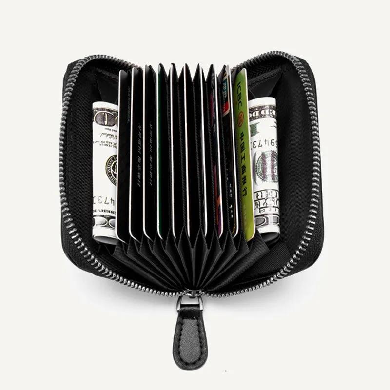 Мужской кошелек с застежкой-молнией, карман для монет, маленький тонкий женский кошелек с держателем кредитной карты, кошельки для женщин