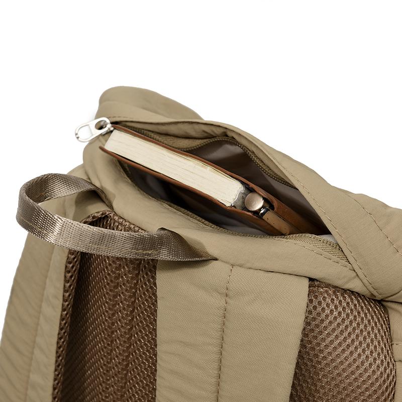 Commute Style Large Capacity Backpack Waterproof Lightweight Unisex Student Bookbag Travel Bag Casual Dual-Shoulder Bag