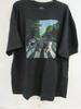 ОФИЦИАЛЬНЫЙ МЕРЧ БИТЛЗ ЧЕРНАЯ ABBEY ROAD ГРУППА КОНЦЕРТ МУЗЫКА 2XL / XXL Унисекс Футболка