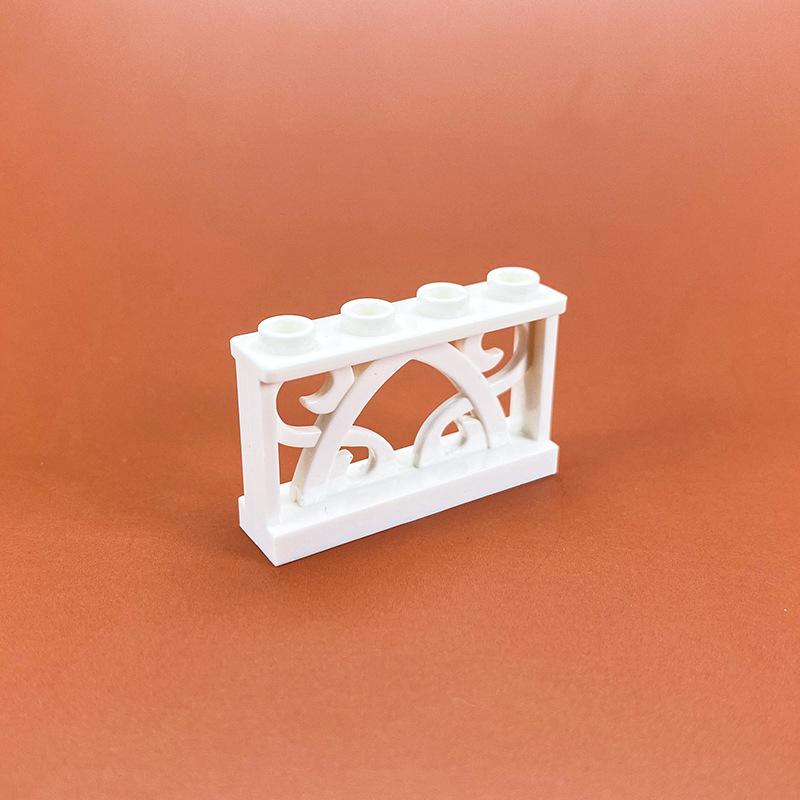 City Building Block MOC Parts Fence Railing Stair Barrier Ladder Guard Castle Garden Farm Military Bricks Compatible With LEGO