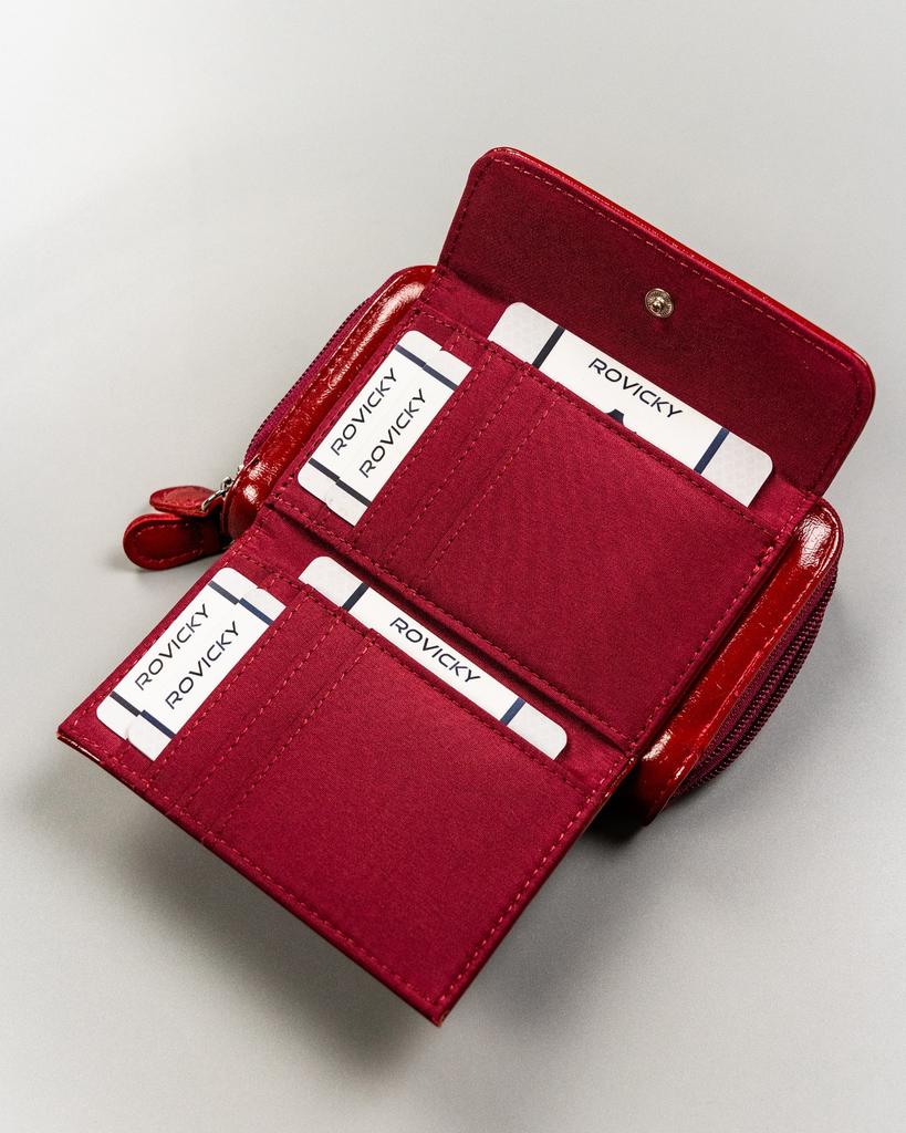 PU women's wallet N122-APU-BL-3233 Y.Red