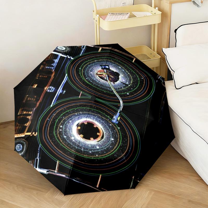 1PC Turntable Automatic Umbrella - Suitable Travel Outdoor Portable Umbrella Birthday Gift Daily Essentials
