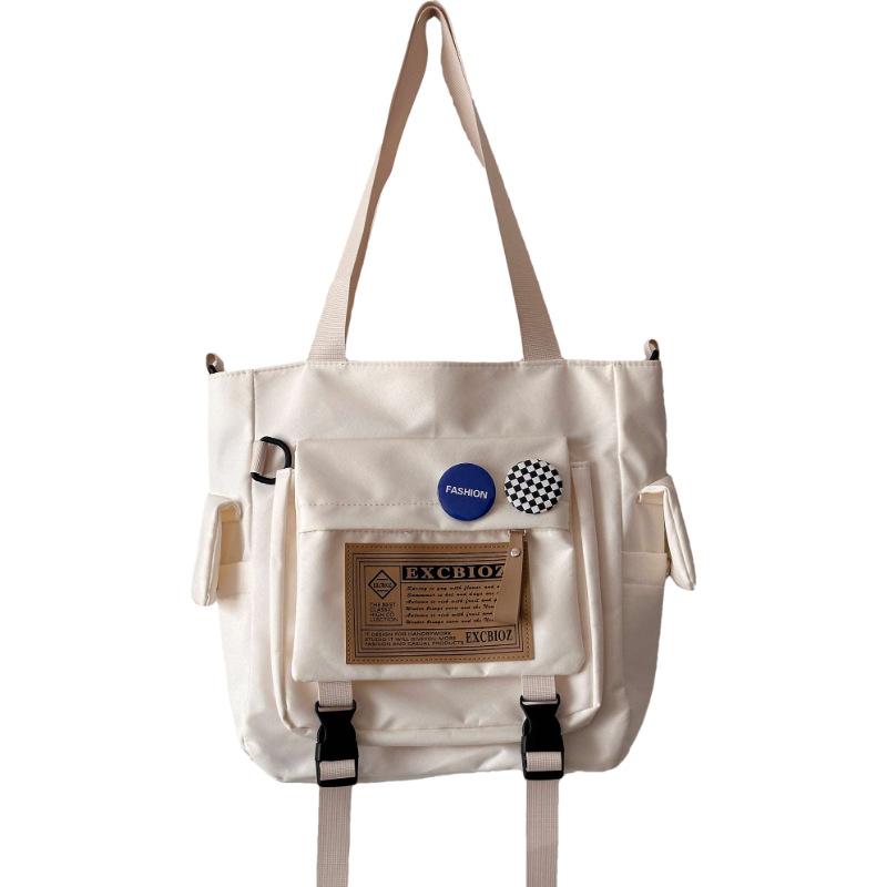 Легкая студенческая косметичка, новая модная сумка через плечо большой вместимости, повседневная портативная сумка-мессенджер