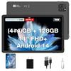 Android 14 Widevine L1 Основное разрешение FHD GMS Лицо Беспроводной Разделенный OTG Android Японская Инструкция в комплекте 11-дюймовый планшет, Поддержка, 8 ГБ+128 ГБ