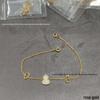 Violet Gourd 18K Rose Gold Necklace for Women - Diamond-Studded Double Gourd Design