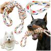 Dog tug with knots, colorful rope, chew toy, training, strong, xxl, PetJet