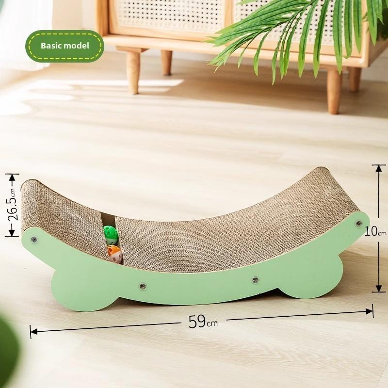 Новая интегрированная кошачья игровая и сонная доска Mansion Villa, двухслойная деревянная кошачья когтеточка, многофункциональное кошачье гнездо, устойчивая к царапинам игрушка для домашних животных