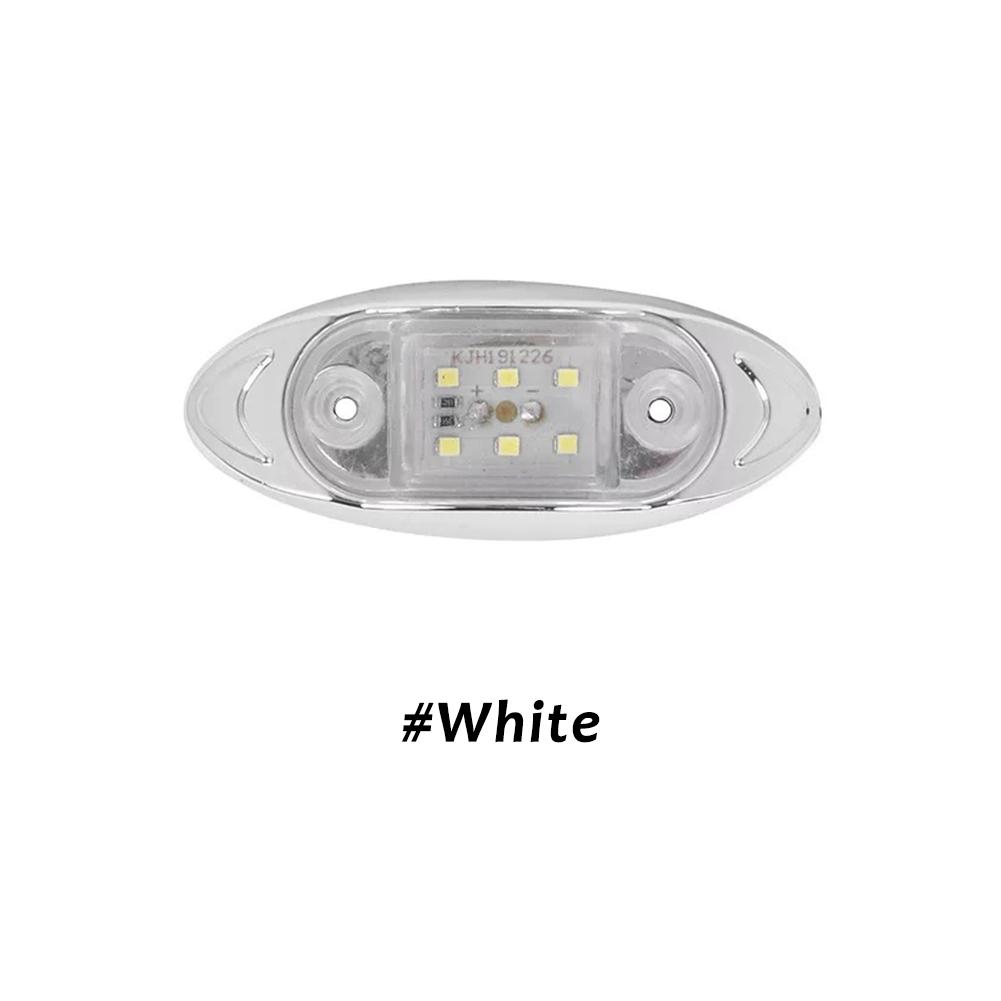 2 шт. боковые габаритные огни красные для прицепа грузовика каравана автофургона светодиодные лампы боковые габаритные огни 12/24 В предупреждающий свет