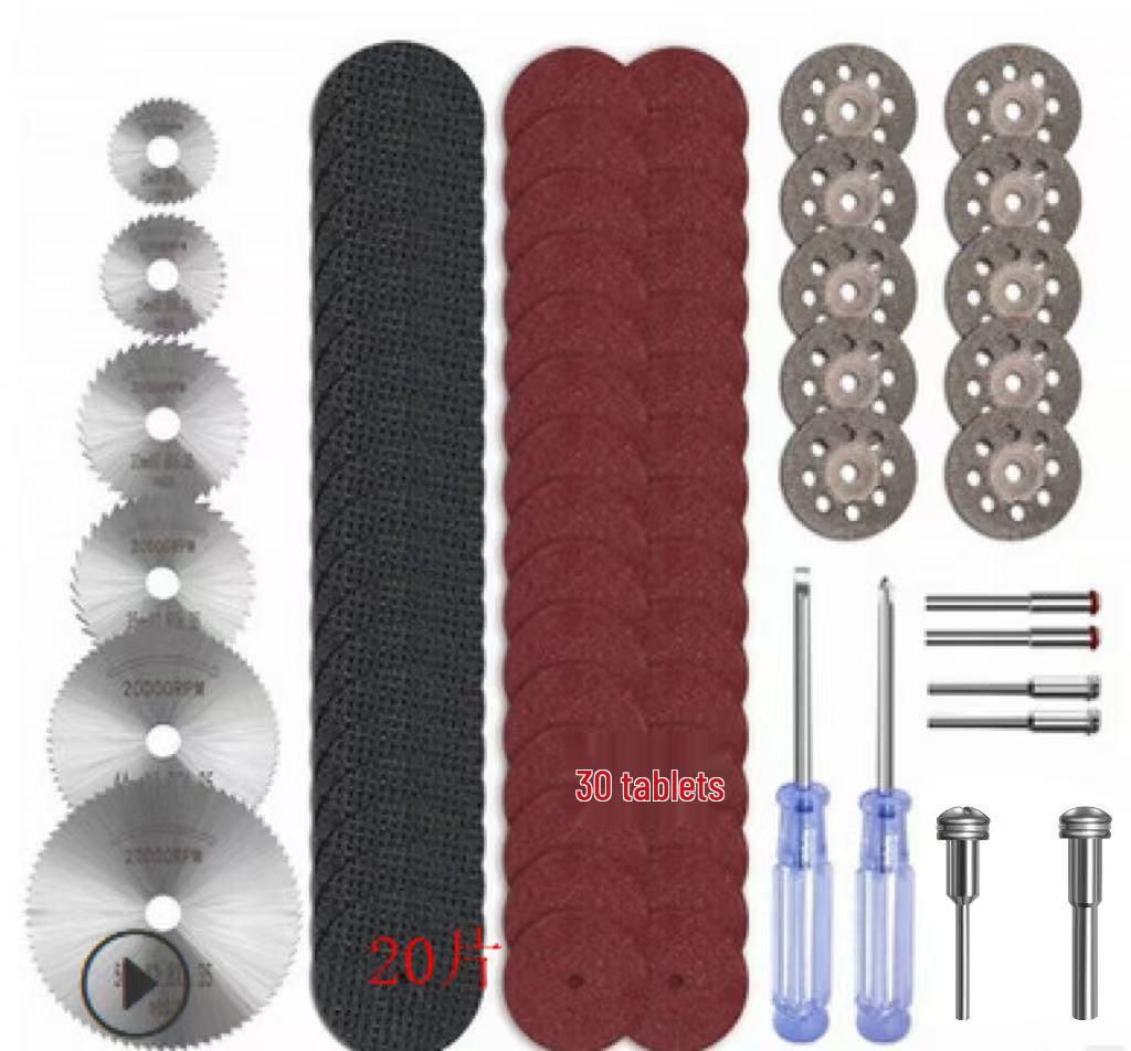 High-Speed Steel Saw Blades Set for Woodworking - Small, Thin Cutting Blades for Electric Grinders and Drills