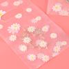 100pcs Mini Small Daisy Party Packaging Plastic Tote Bag Shopping Pouch For Business Transparent