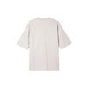 Uniqlo Однотонная футболка унисекс с круглым вырезом и коротким рукавом серии U Светло-серый 455359-02