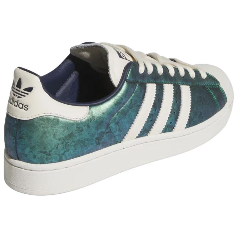 adidas Originals x Anthony Edwards SUPERSTAR Кеды для скейтбординга Мужские Зеленый Белый KI6583