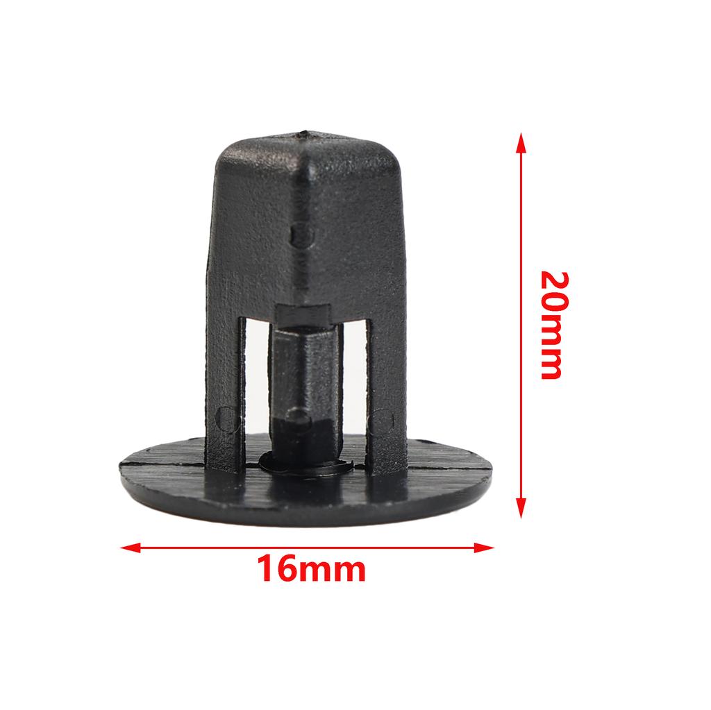 50X Universal For Toyota Honda Ford Fastener Front Wheel Arch Lining Mudguard Plastic Clips Screw Grommet Front Rear 90189-06013