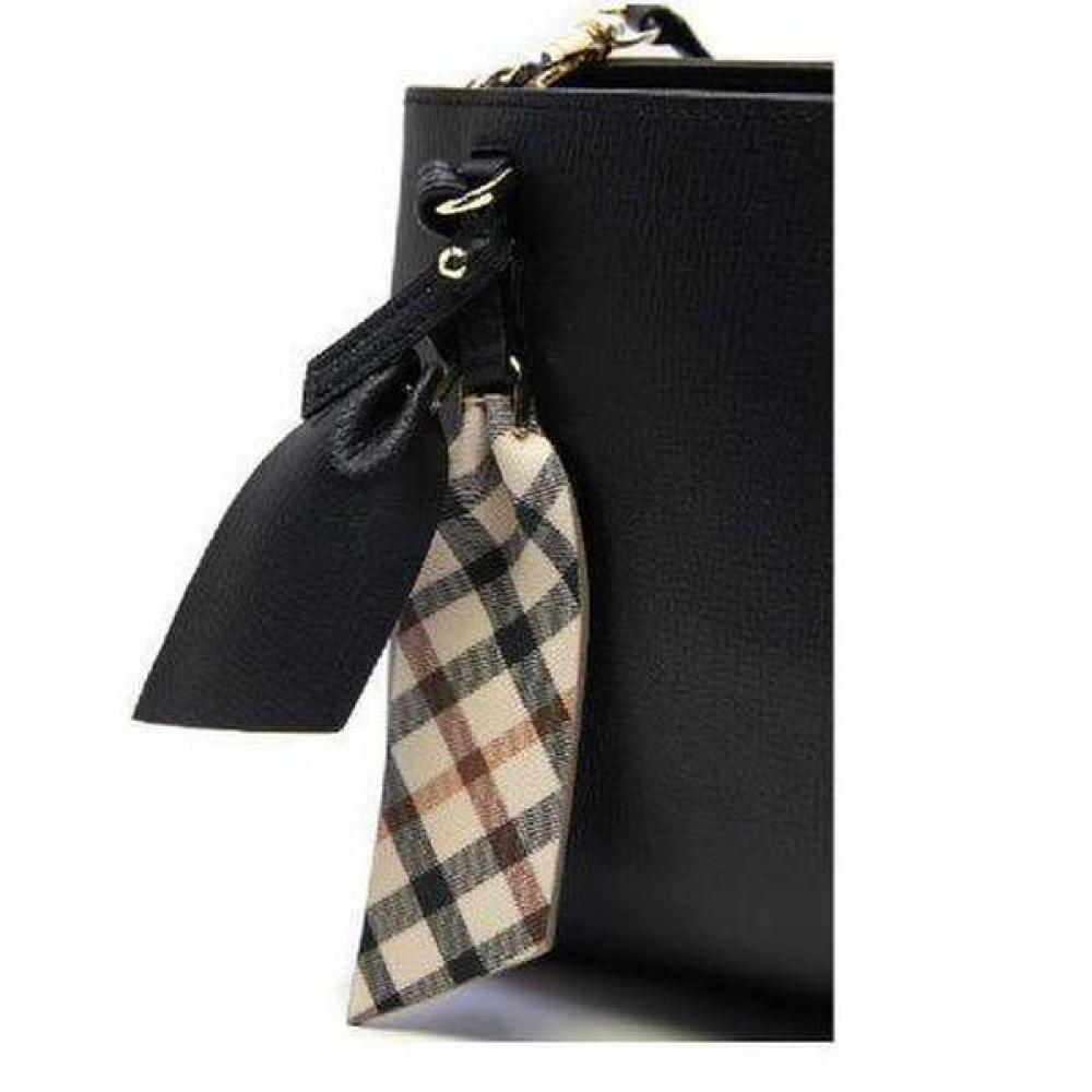 Daks Black Check Color Shoulder Bag Dcba2f123bk