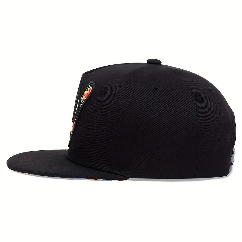 Hip-Hop Stitching Embroidered 666 Fingers Neutral Gender Women Men For Hats Spring And Autumn Outdoor Adjustable Sports Casual Baseball Caps