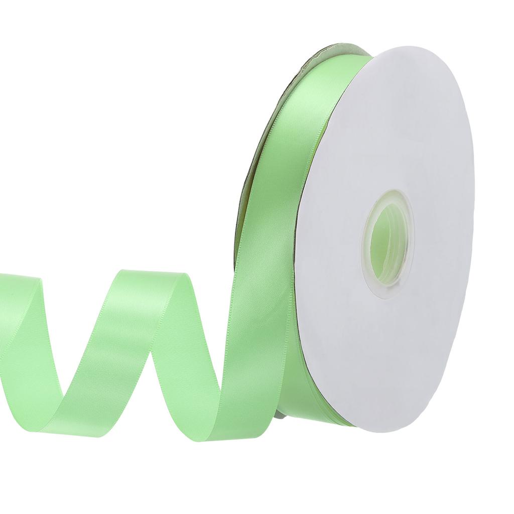 Односторонняя репсовая лента Полиэстеровая атласная лента Однотонная тканевая лента для рукоделия Свадебная вечеринка Упаковка подарков 1"x100 ярдов