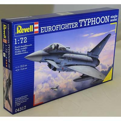 Немецкая модель Revell Eurofighter Typhoon из пластика 1/72 Одноместный