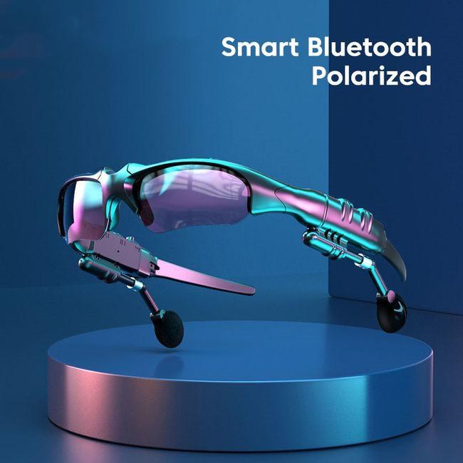 The New Fashion Sports Stereo Wireless Bluetooth 5.0 Headset Telephone Polarized  Driving Sunglasses