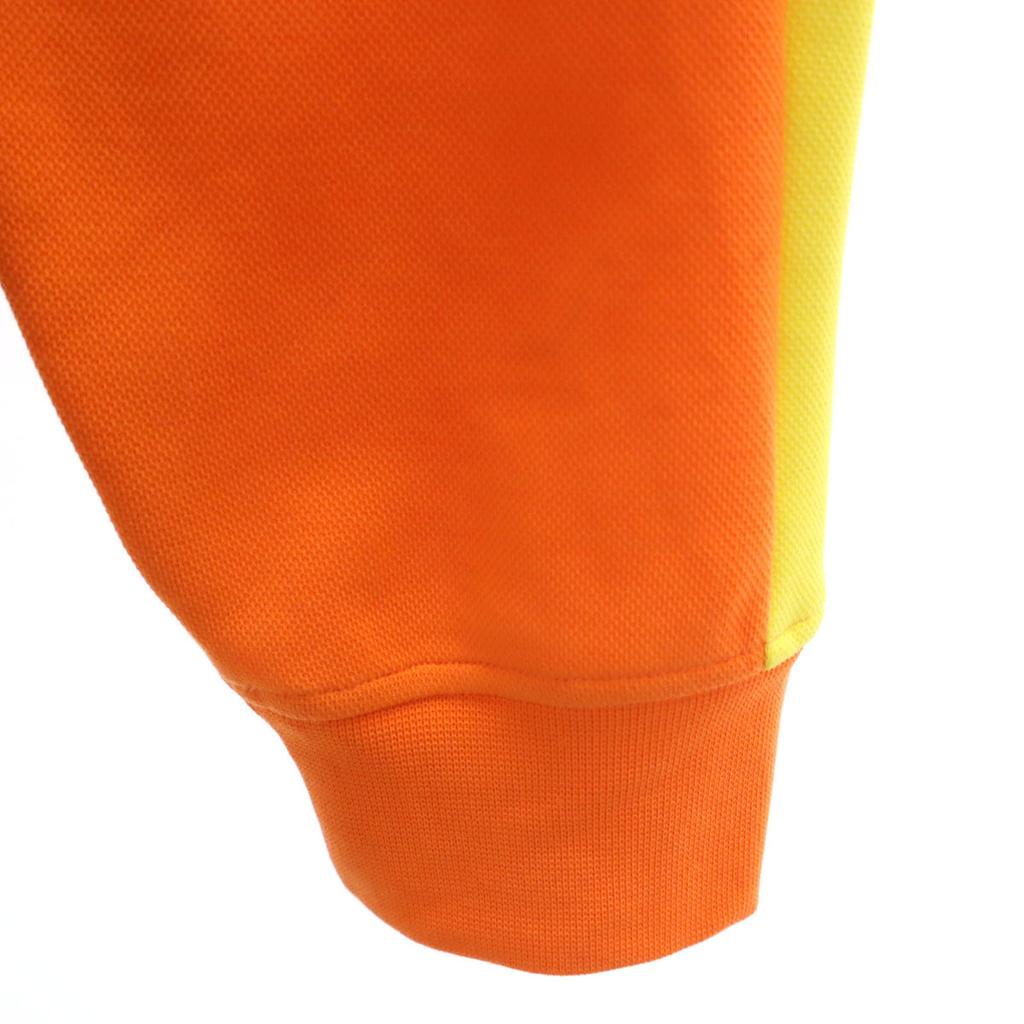 Polo Ralph Lauren Куртка с полумолнией Серия LG Orange Пуловер, ткань пике Мужская Б/У