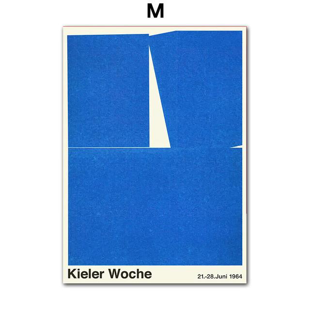 Bauhaus Herman Miller Woodstock Парусный тур Калифорния Холст Фреска Скандинавская тема Плакат Печать Живопись Украшение гостиной