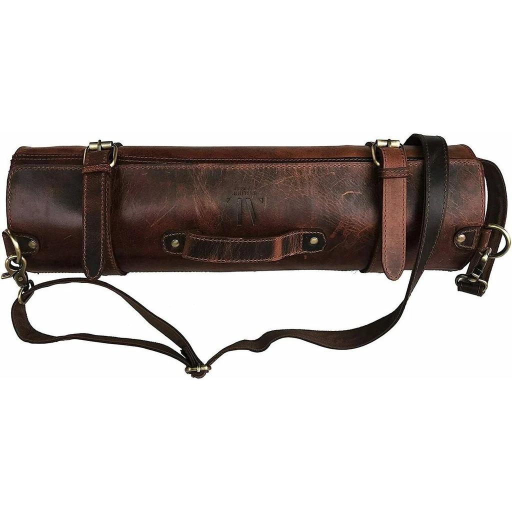 Сумка для кухонных ножей ручной работы Кожаный рулон ножа шеф-повара, ПОДАРОК ​​НА ДЕНЬ МАТЕРИ, Кухонные ножи, подарки, подарок для шеф-повара, сумка для хранения ножей.