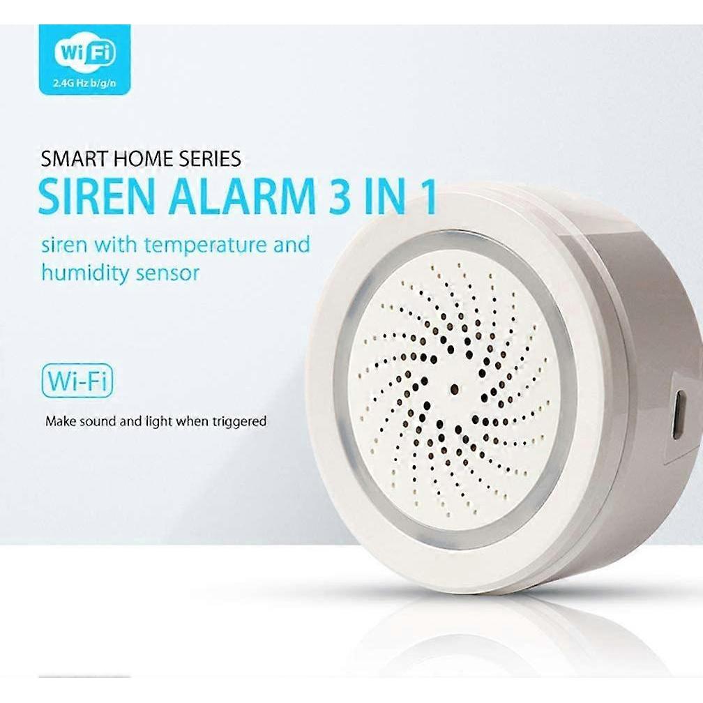 Smart WiFi indoor and outdoor temperature humidity sensor Compatible with Alexa Google Home for home
