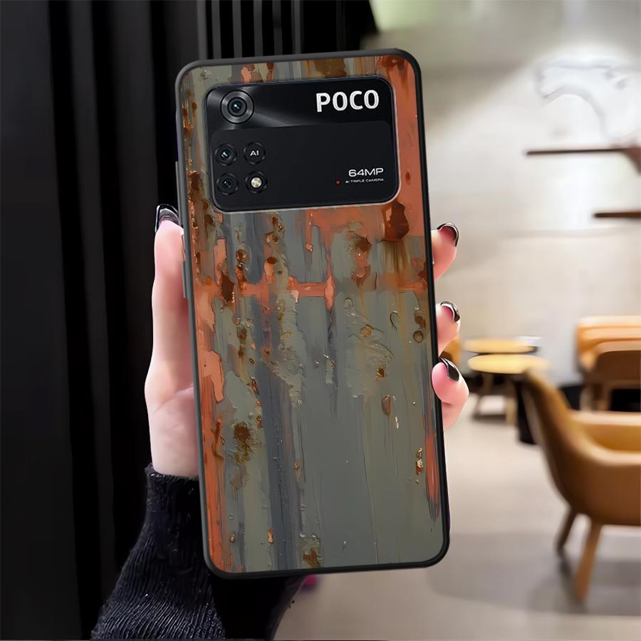 Чехол для телефона Xiaomi Poco M5 F3 F4 F5 M3 M4 Pro X3 X4 X5 C50 C51 C65 Ретро Ржавые пятна