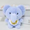 Cartoon Chicken Elephant Rabbit Cat Bear Mouse Plush Pendant Soft Animal Stuffed Toys Doll Lovely Key Chain Backpack Decor Gift