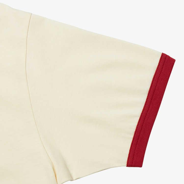 ONITSUKA TIGER Футболка Graphic Tee Series, удобная спортивная футболка с круглым вырезом и коротким рукавом, унисекс, топы, цвет Off-White 2183B374-700